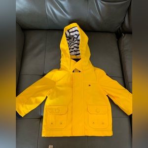 Tommy Hilfiger Yellow Raincoat Unisex for infants